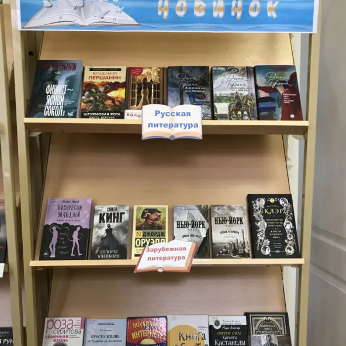Книжная выставка «Галерея книжных новинок»