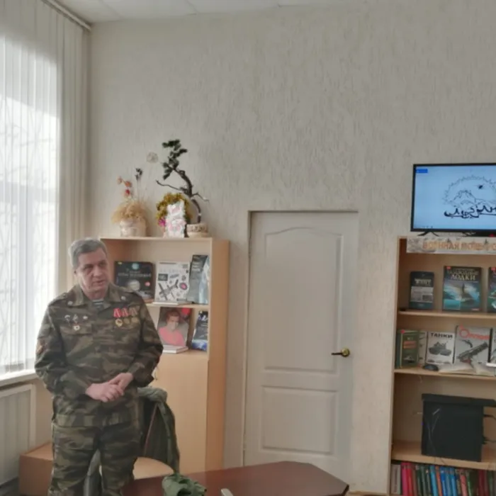 Встреча с ветераном боевых действий в республике Афганистан, гвардии капитаном запаса спецназа ГРУ Дмитрием Леонидовичем Подушковым