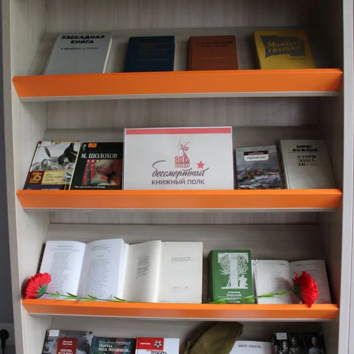 Книжная выставка "Бессмертный книжный полк"