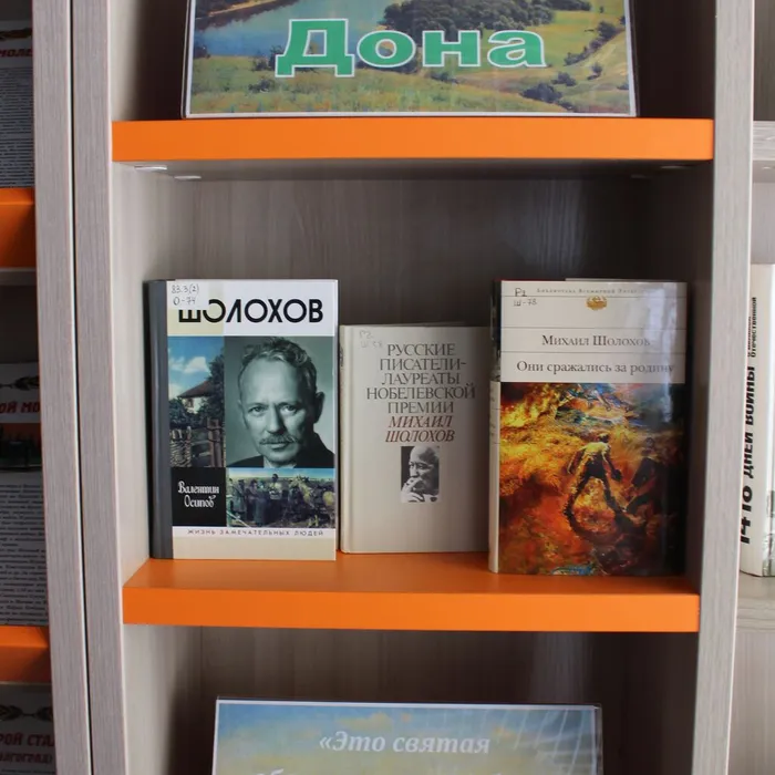 Книжная выставка «Певец Тихого Дона»